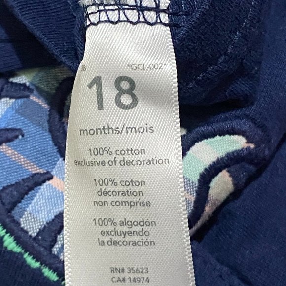 Carter's Baby Polo Shirt Size 18 Months (PRE-LOVED) - Picture 4 of 5